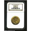 Image 1 : 1907 $10 No Motto MS61 NGC. Variegated color with a long abrasion along the Indian's jawline that ac