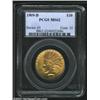 Image 1 : 1909-D $10 MS62 PCGS. A lustrous piece that is carefully preserved aside from a minor luster graze n