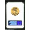 Image 4 : 1932 $10 MS66 NGC. The otherwise even orange-gold color gives way to golden-rose shadings in isolate