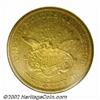 Image 2 : 1850-O $20 AU50 ANACS. The premier Double Eagle from the New Orleans Mint, the 1850-O was produced t