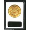 Image 2 : 1852 $20--Scratched--ANACS. AU Details, Net XF45. A vertical scratch across the cheek of Liberty is.