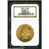 Image 3 : 1854-S $20 MS62 NGC. This is a conditionally scarce survivor of the premier Liberty Double Eagle fro