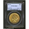Image 1 : 1861-S $20 XF45 PCGS. A richly detailed piece that has no shortage of bright luster. The obverse has