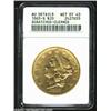 Image 1 : 1865-S $20--Scratched, Cleaned--ANACS. AU Details, Net XF40. The base of the 1 in the date is repunc
