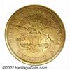 Image 2 : 1866-S $20 No Motto XF40 ANACS. Struck prior to the arrival of the new Type Two dies from the Philad