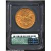 Image 2 : 1873 $20 Open 3 MS60 ICG. A lustrous piece that has a few faint slide marks but is generally unabrad