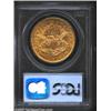 Image 2 : 1876-S $20 AU58 PCGS. This sharply detailed example exhibits warm orange-gold coloration and overall
