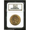 Image 1 : 1878-S $20 MS61 NGC. A boldly struck piece with extensive luster and greenish-gold color. The obvers