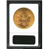 Image 2 : 1885-S $20 MS60 ANACS. Well struck and flashy with a clean reverse and not too many obverse luster g