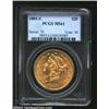 Image 1 : 1885-S $20 MS61 PCGS. A well struck and lustrous coin that has a pleasing appearance due to the ligh