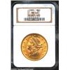 Image 1 : 1895 $20 MS62 NGC. Both sides of this orange-gold example exhibit sharp striking definition The lust