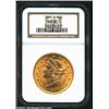 Image 1 : 1897-S $20 MS62 NGC. A highly lustrous and well struck Double Eagle that has exceptionally clean sur