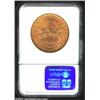 Image 2 : 1899 $20 MS64 NGC. Well struck and lustrous. A small abrasion is noted near the U in UNITED, and the