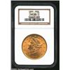 Image 1 : 1900 $20 MS63 NGC. A lustrous olive-gold Double Eagle that has a razor-sharp strike and pleasing sur
