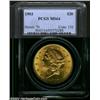 Image 1 : 1903 $20 MS64 PCGS. A well preserved and lustrous near-Gem that has a needle-sharp strike. A minor a
