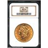 Image 1 : 1903 $20 MS64 NGC. A lustrous and well struck near-Gem that has relatively clean surfaces and attrac