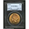 Image 3 : 1905-S $20 MS64 PCGS. The 1905-S is the scarcest S-mint Twenty struck after 1890. It is rarely encou