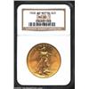 Image 1 : 1908 $20 No Motto MS62 NGC. Richly colored in orange-gold shades, both sides are rather well struck.