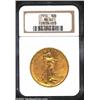 Image 1 : 1910 $20 MS62 NGC. Sharply detailed in most areas, the orange-gold surfaces are suitably frosted for