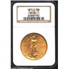 Image 1 : 1910-D $20 MS64 NGC. A well struck and magnificently preserved near-Gem. A beautiful type coin that.
