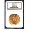 Image 1 : 1923 $20 MS64 NGC. A lustrous and carefully preserved near-Gem with a reasonable strike and attracti