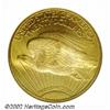 Image 2 : 1924 $20 MS66 NGC. A truly lovely Saint-Gaudens Twenty, the orange-gold surfaces are bursting with f