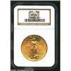Image 3 : 1924 $20 MS66 NGC. A truly lovely Saint-Gaudens Twenty, the orange-gold surfaces are bursting with f