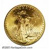 Image 1 : 1925 $20 MS66 NGC. FS-1925. The eagle's feathers are boldly die doubled with a wide spread. This is.