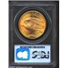 Image 2 : 1926 $20 MS64 PCGS. The otherwise orange-gold color lightens to warm golden-rose hues in the centers