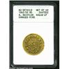 Image 3 : (1842-52) $5 A. Bechtler Five Dollar, 134G. 21C.--Damaged Rims--ANACS. AU Details, Net XF40. K-27, L