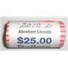 Image 1 : ROLL OF 2010-D PRESIDENT DOLLARS ROLL *UNCIRCULATED-ABRAHAM LINCOLN* $25.00 FACE VALUE!!