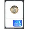 Image 2 : 1893 25C Isabella Quarter MS64 NGC. The reverse border has a band of lovely golden-brown patina. A l