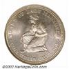 Image 2 : 1893 25C Isabella Quarter MS65 NGC. Frosty and bright, the mostly untoned surfaces reveal pleasing b