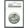 Image 1 : 1921 50C Alabama MS62 ANACS. Carefully preserved for the grade, with good luster and a somewhat soft