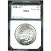 Image 1 : 1878-CC S$1 Morgan Dollar MS62 PCI (MS61). Struck from widely rotated dies. A well struck, lightly t