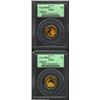 Image 1 : 1992-W G$5 Columbus Gold Five Dollar PR69 PCGS, two examples, both are boldly cameoed with rich, red