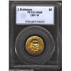 Image 1 : 1997-W G$5 Jackie Robinson Gold Five Dollar MS69 PCGS. The fields have rich honey-gold patina. A gor
