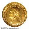 Image 1 : 1903 G$1 Louisiana Purchase/Jefferson MS65 NGC. Lovely reddish-gold color envelops both sides of thi
