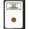 Image 3 : 1903 G$1 Louisiana Purchase/Jefferson MS65 NGC. Lovely reddish-gold color envelops both sides of thi