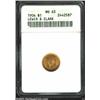 Image 1 : 1904 G$1 Lewis and Clark MS63 ANACS. The dominant orange-gold color deepens a little to reddish-gold