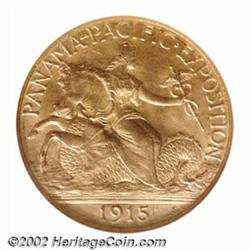 1915-S $2 1/2 Panama-Pacific Quarter Eagle MS65 NGC. With nary a distracting abrasion to report and.