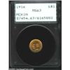Image 1 : 1916 G$1 McKinley MS63 PCGS. A well struck Commemorative that has attractive orange-gold color on th