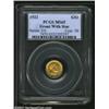 Image 3 : 1922 G$1 Grant with Star MS65 PCGS. Blushes of pale golden-rose color ring the obverse periphery and