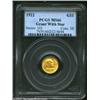 Image 3 : 1922 G$1 Grant with Star MS66 PCGS. A lovely golden-orange representative, the suitably sharp featur