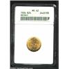 Image 1 : 1926 $2 1/2 Sesquicentennial MS62 ANACS. Yellow-gold in color with a rich, frosty sheen, the surface