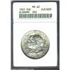 Image 1 : 1921 50C Alabama 2x2 MS62 ANACS. Lightly toned and nicely preserved with good luster. The eagle's fr