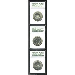 1936 50C Albany--Environmental Damage--ANACS, Unc Details, Net MS60, lustrous and attractive with gr