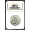 Image 1 : 1936 50C Albany MS66 NGC. A lustrous Gem with a needle-sharp strike and exquisite fields. A faint re