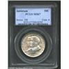 Image 1 : 1937 50C Antietam MS67 PCGS. The obverse has abundant blushes of green-gold color, while the reverse