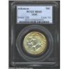 Image 1 : 1935 50C Arkansas MS65 PCGS. The borders have original blushes of golden-brown patina. A well struck